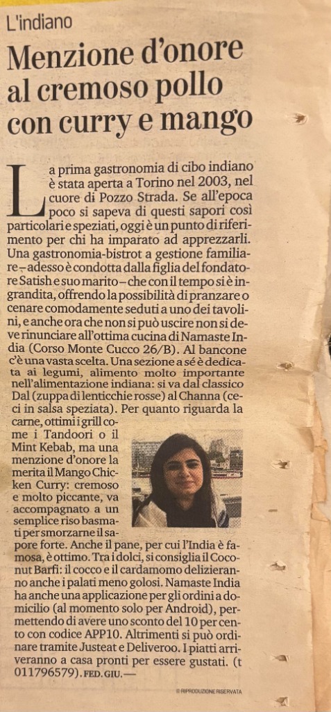 Rassegna Stampa - Menzioni d'onore